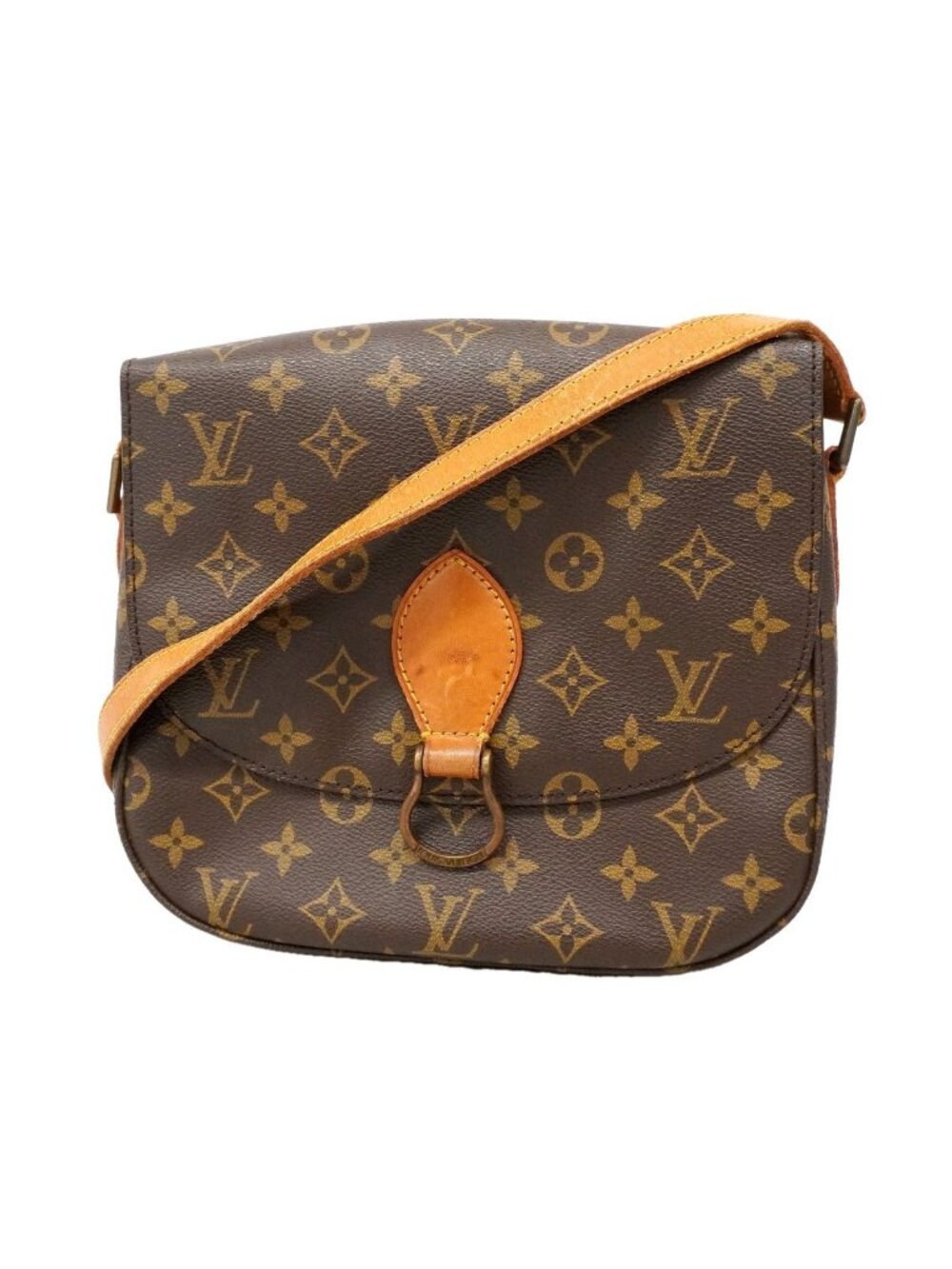 Louis Vuitton Shoulder Bag Monogram Saint-cloud GM Brown